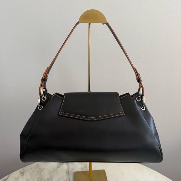 Vintage Y2K Gorgeous 2005 Tanner Krolle Cutter Leather Bag Silver Metal Hardware - Picture 3 of 17